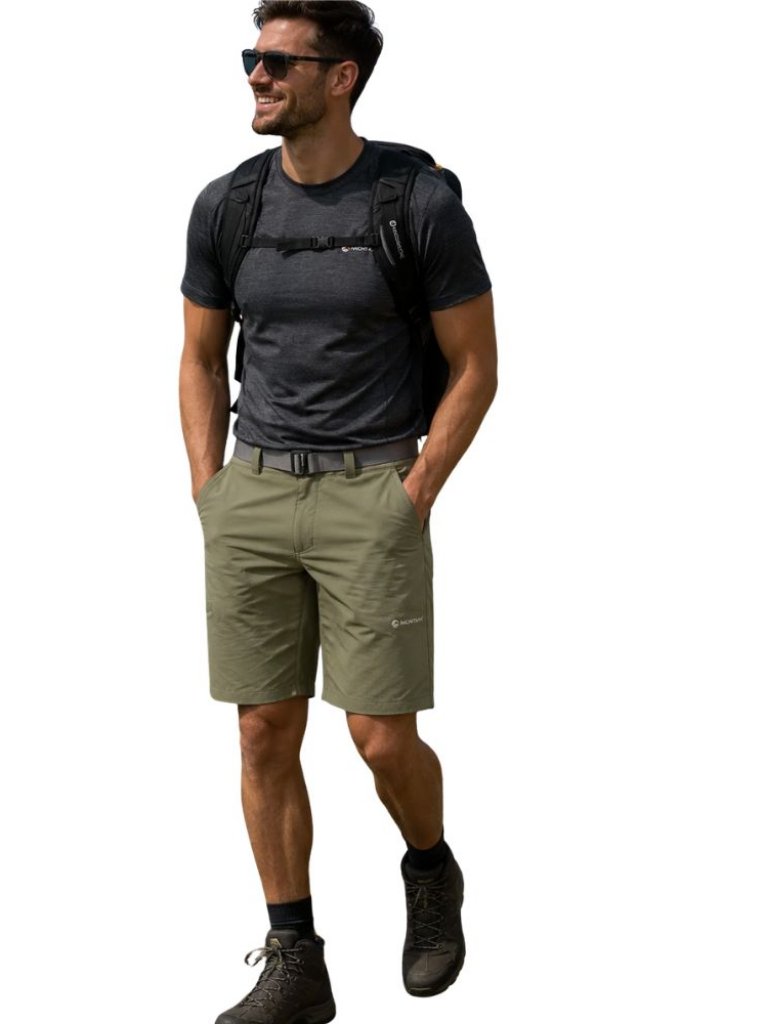 Montane Men's Tenacity Softshell Shorts Lightweight Stretch Hiking Outdoor